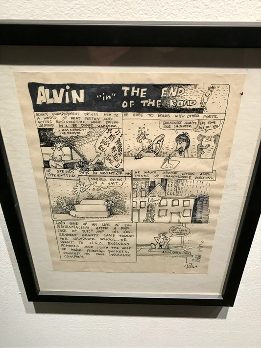 Alvin "in" Real Life End of the Road "Fuck Art" Comic OG