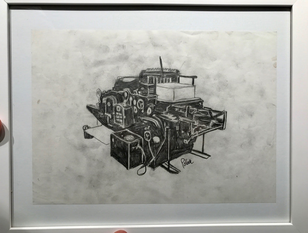 Heidleberg Press OG Pencil Sketch