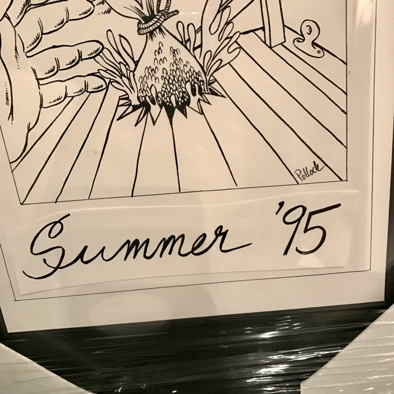 Jim Pollock "Phish Summer '95 Polaroid Fish Through Dock OG Shirt Back"