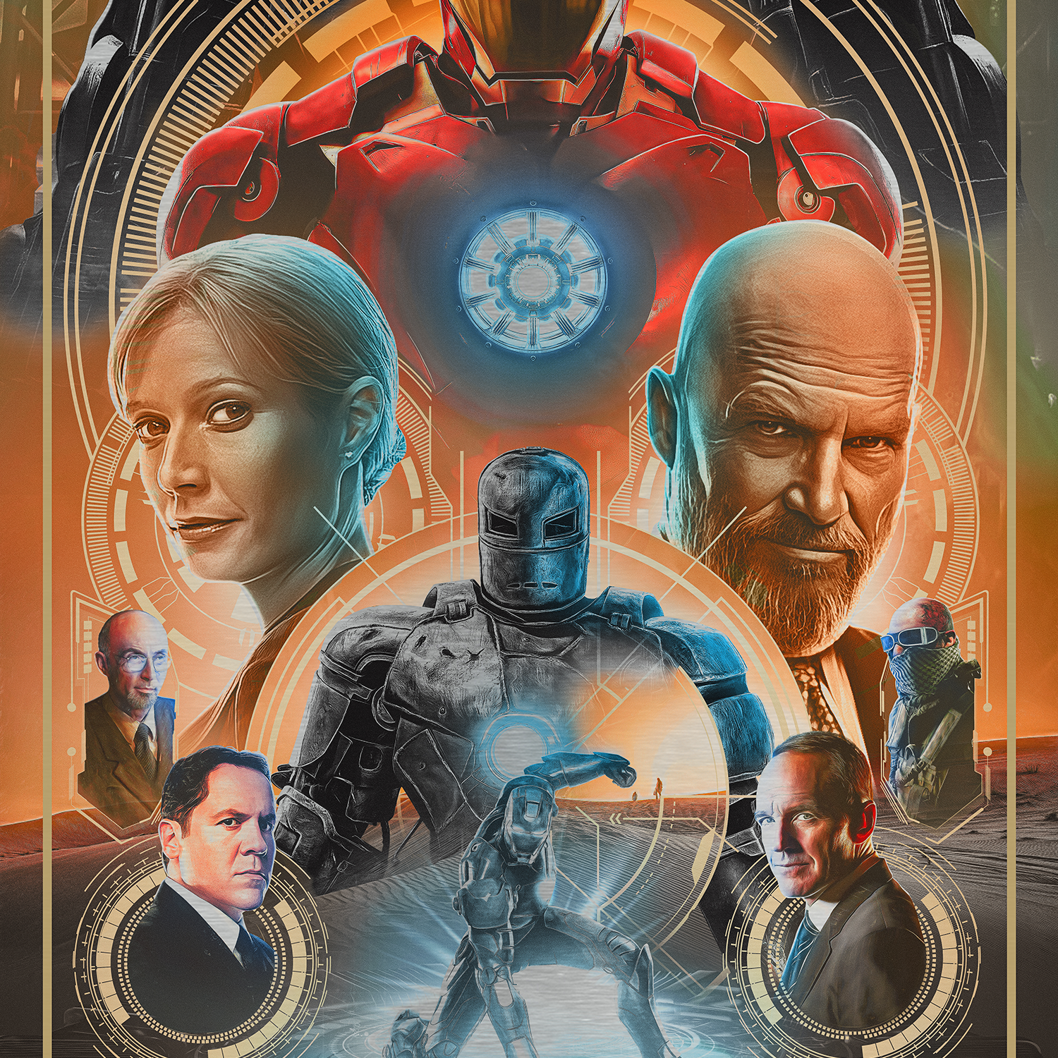 Nicolas Tetreault-Abel "Iron Man" Aluminum Print