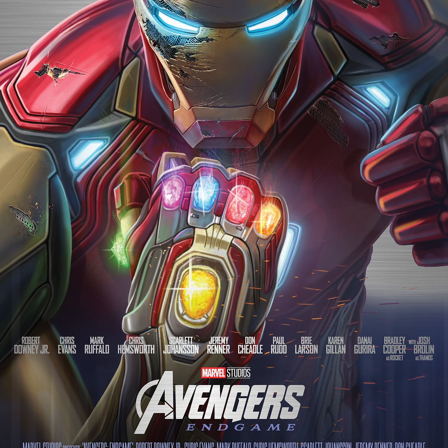 Pablo Olivera "Avengers: Endgame" Aluminum Print