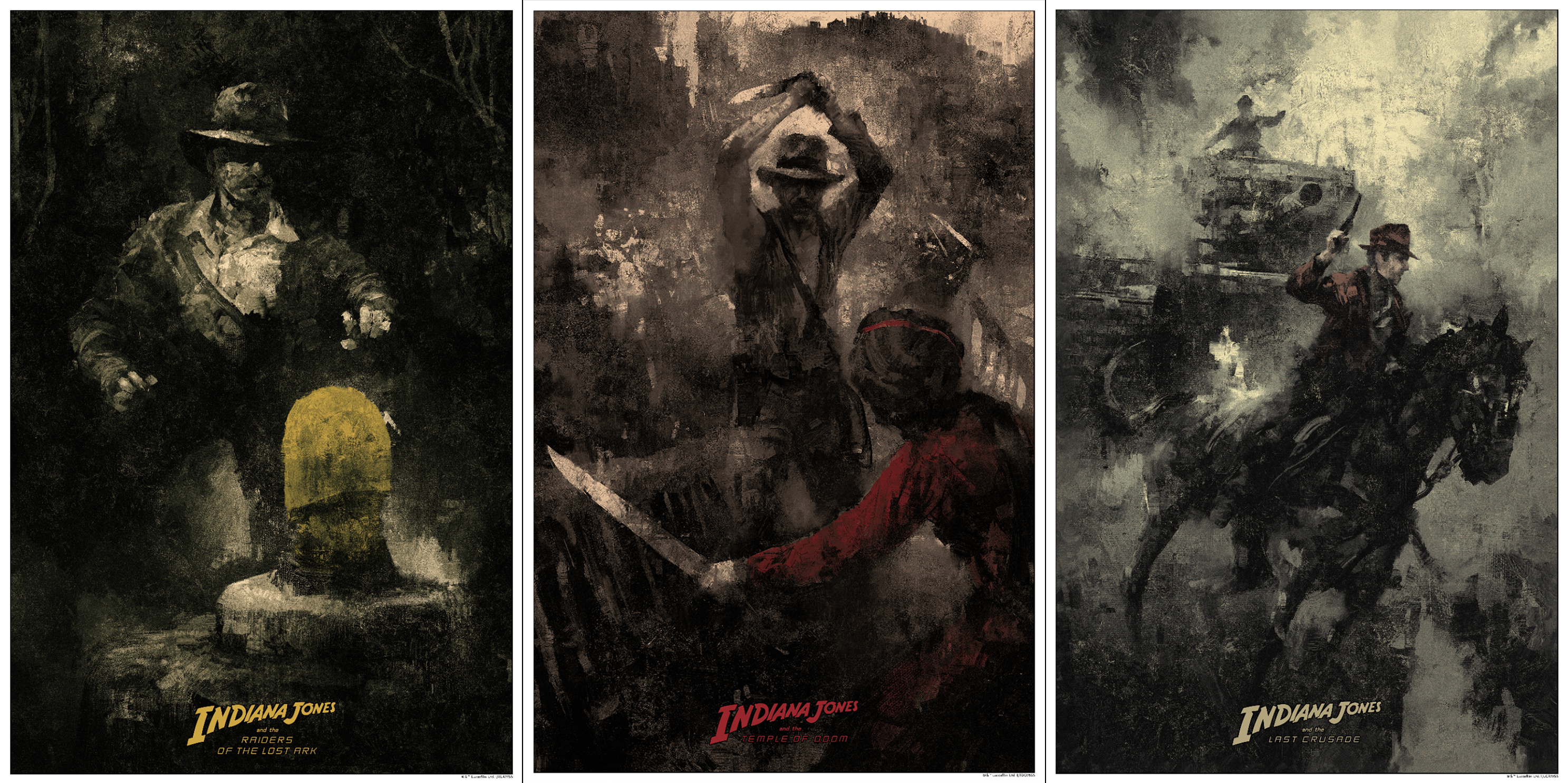 Karl Fitzgerald "Indiana Jones Trilogy" SET