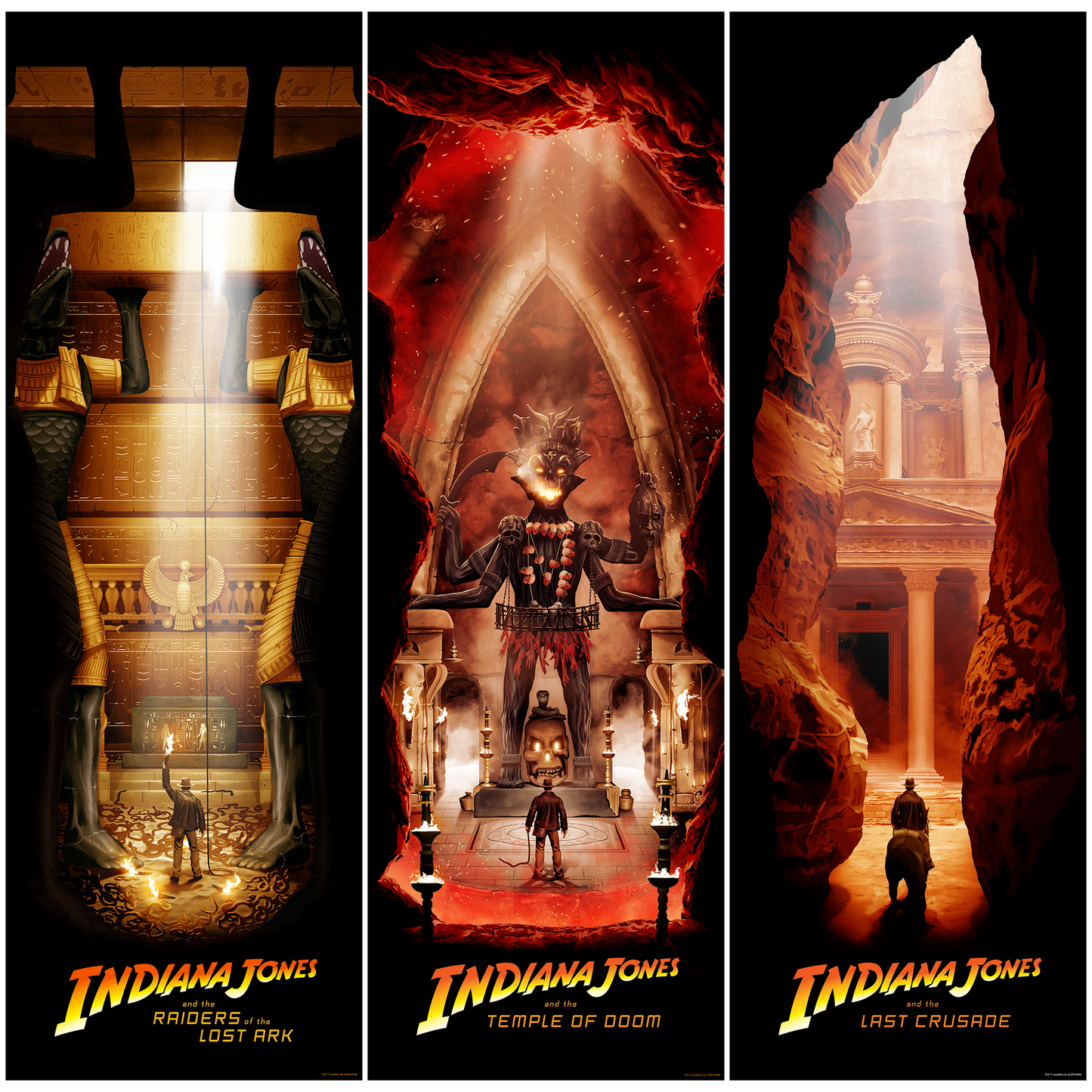 Ben Harman "Indiana Jones Trilogy" SET