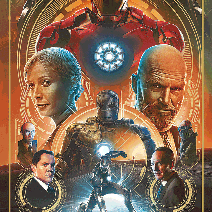 Nicolas Tetreault-Abel "Iron Man" 3D Lenticular