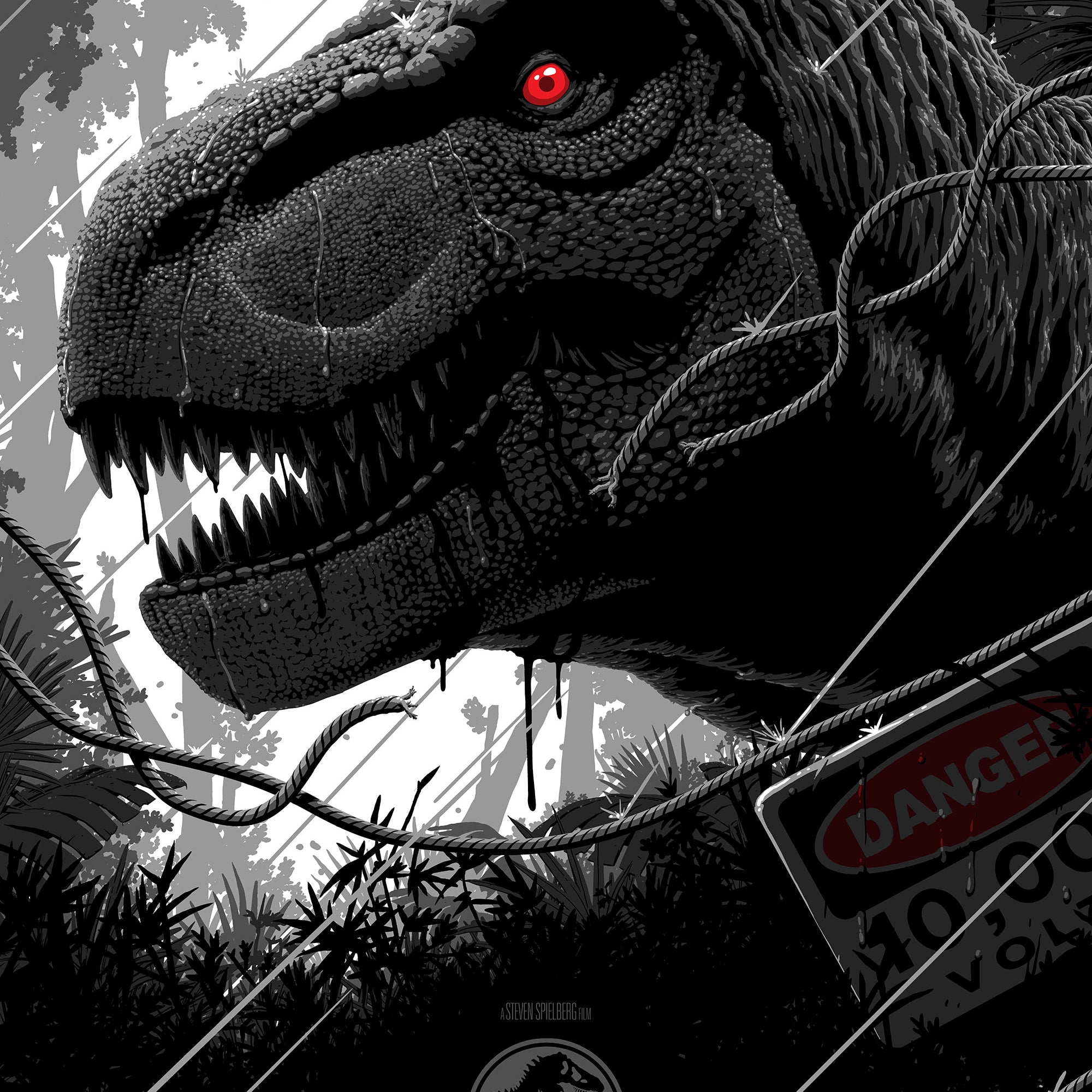 Florey "T-Rex doesn't want to be fed, he wants to hunt (Jurassic Park)" Variant