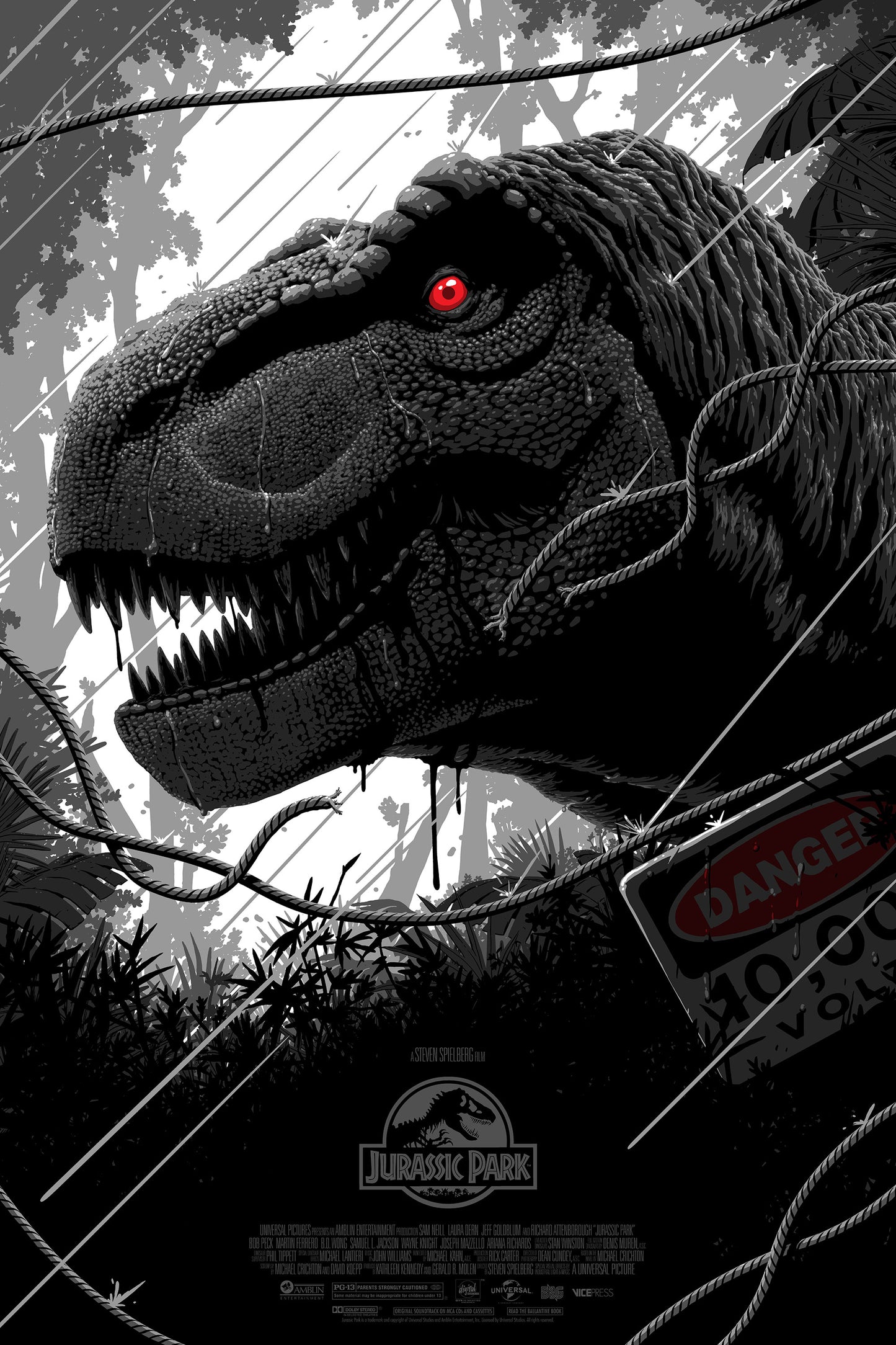 Florey "T-Rex doesn't want to be fed, he wants to hunt (Jurassic Park)" Variant