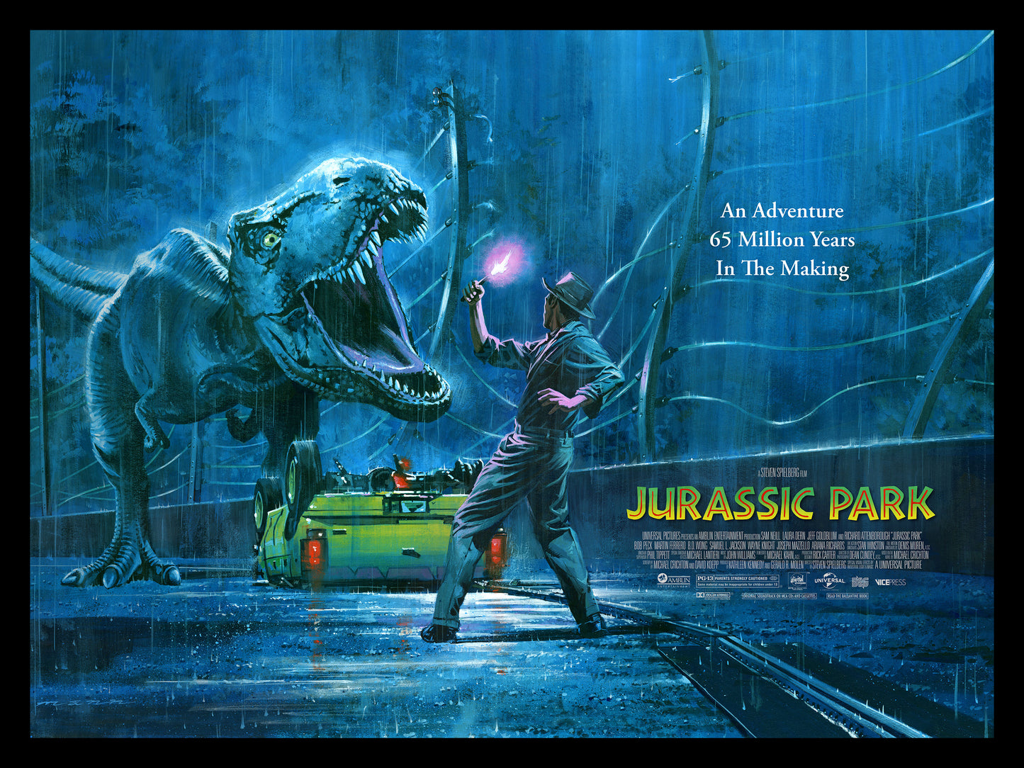 Paul Mann "Jurassic Park" QUAD