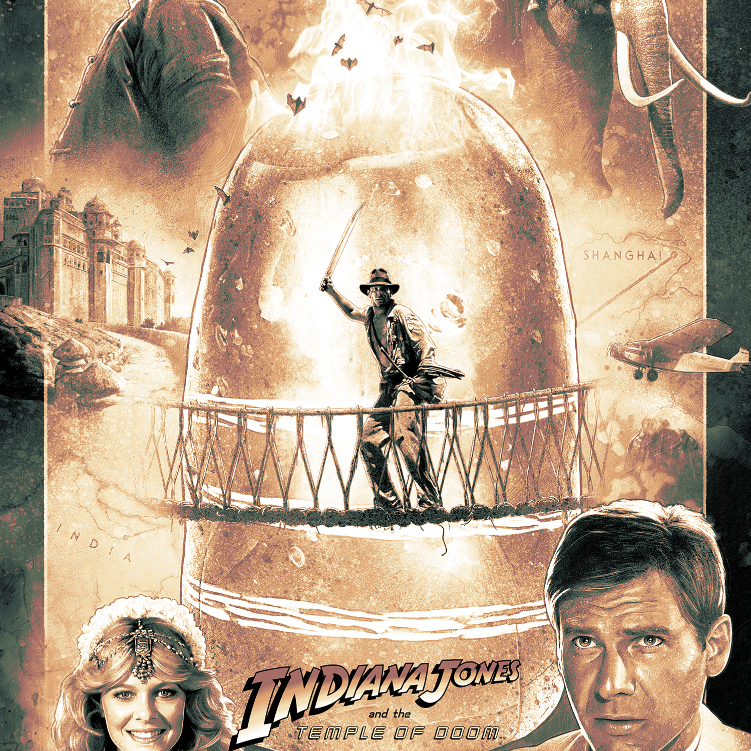 Kevin Wilson "Temple of Doom (Going For A Ride)" Variant