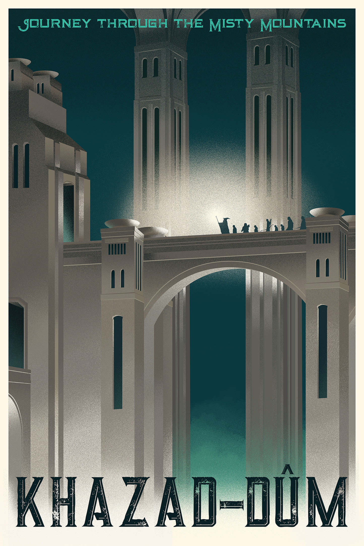 Steve Thomas "The Lord of the Rings Travel Posters" SET