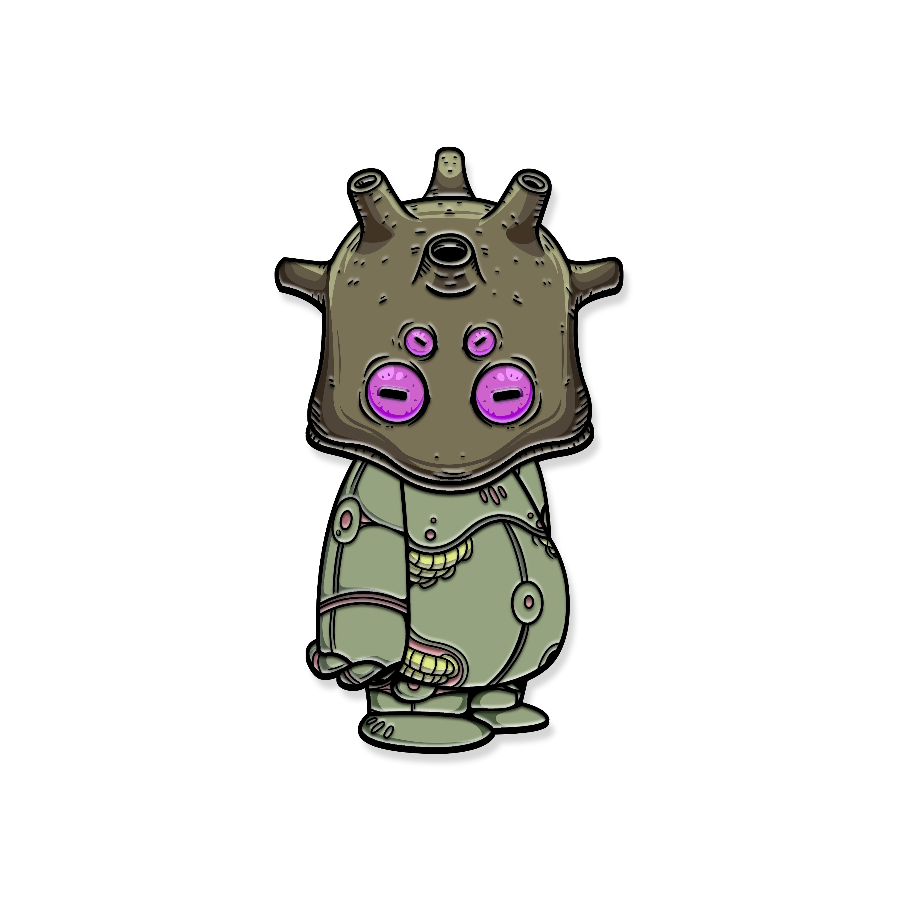Koda #7068 - Enamel Lapel Pin