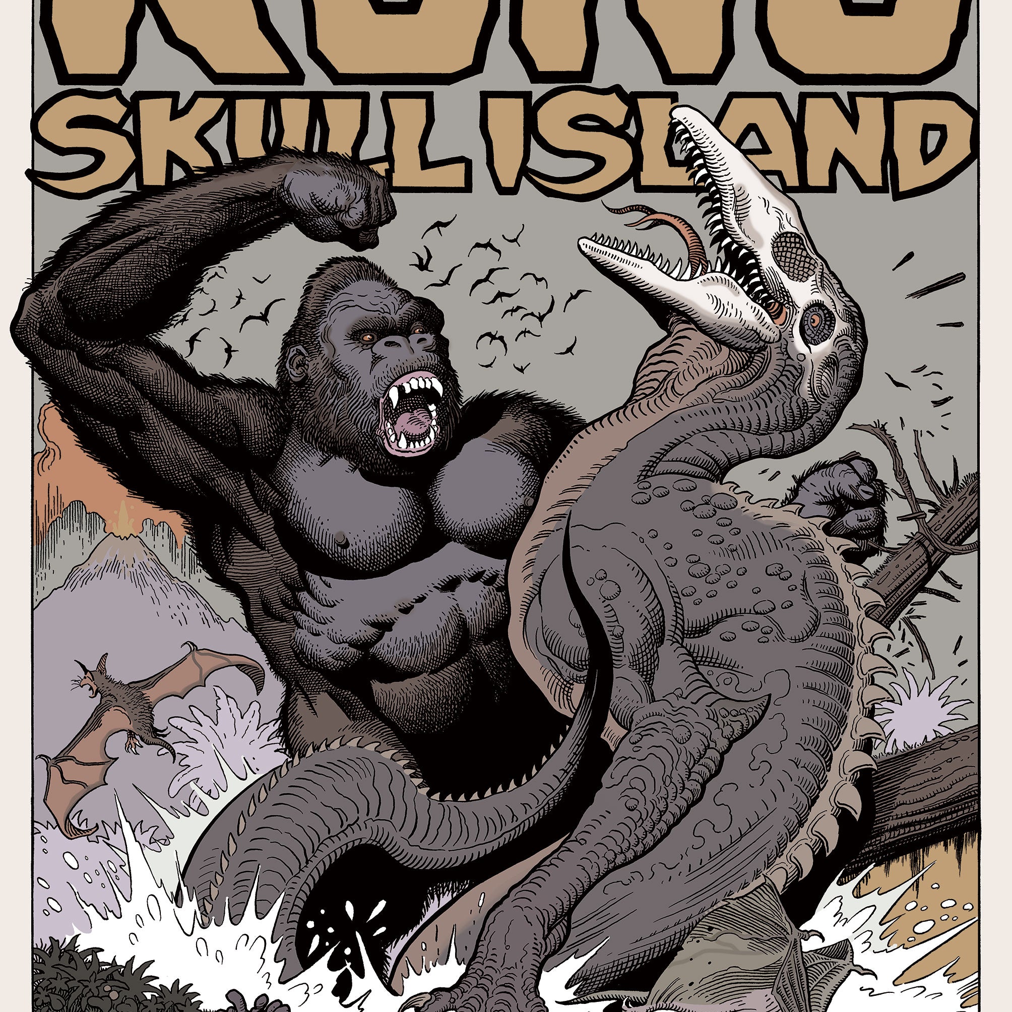 William Stout "KONG: Skull Island" Variant
