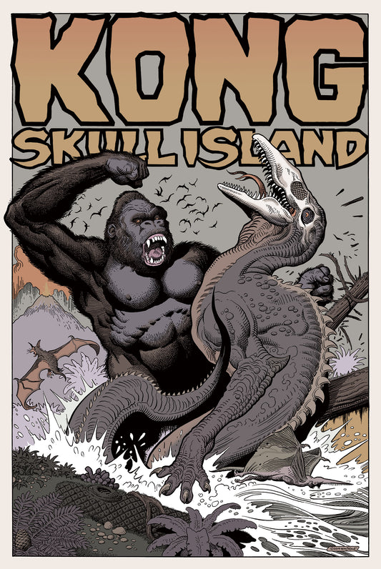William Stout "KONG: Skull Island" Variant