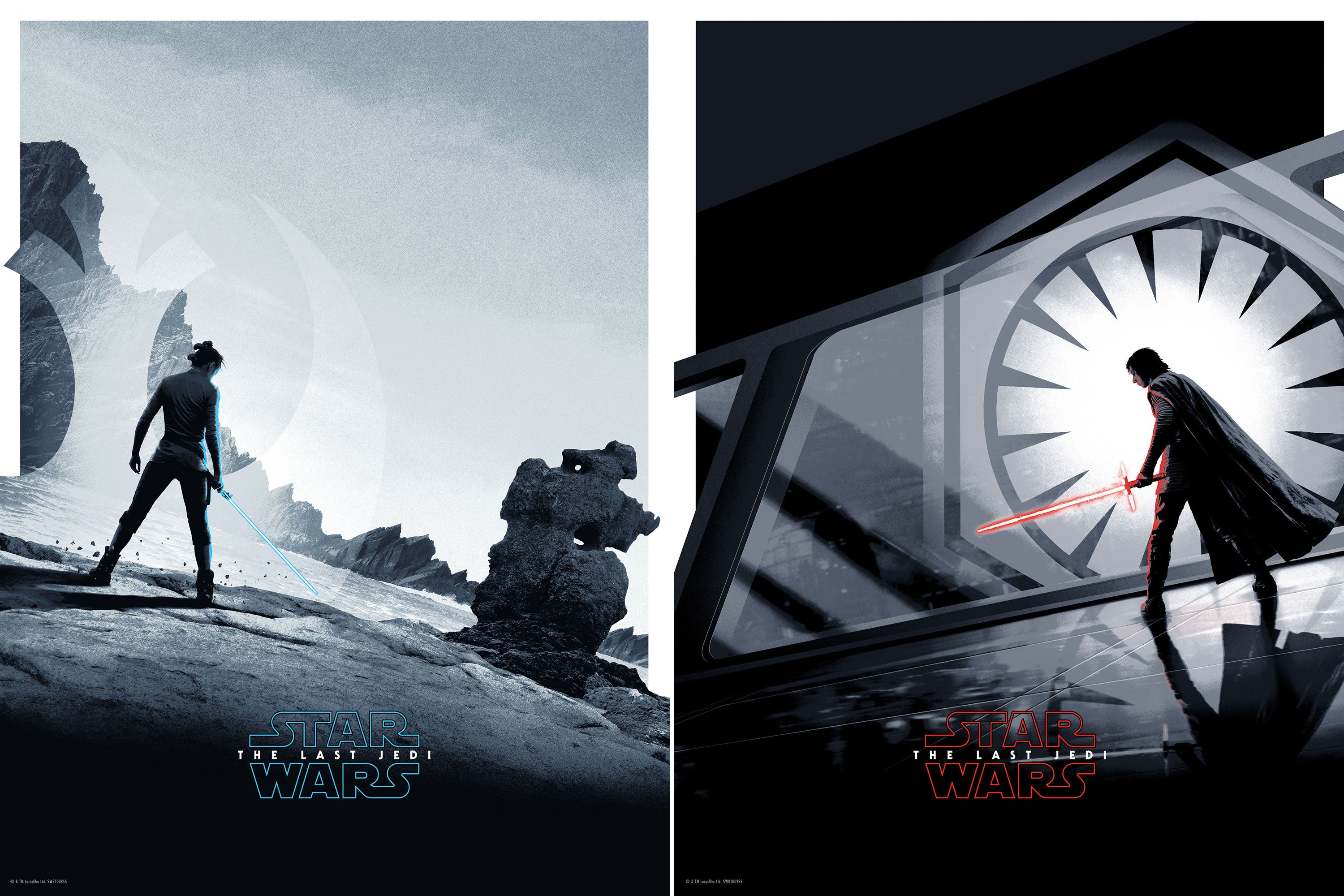 Matt Ferguson "Star Wars: The Last Jedi - Rey & Kylo Ren SET"