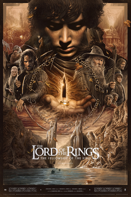 Jake Kontou "LOTR: The Fellowship of the Ring" Aluminum Print