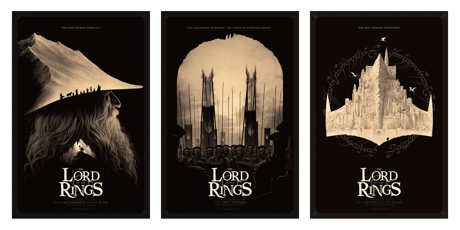 Phantom City Creative "The Lord of the Rings Trilogy" Variant SET ...