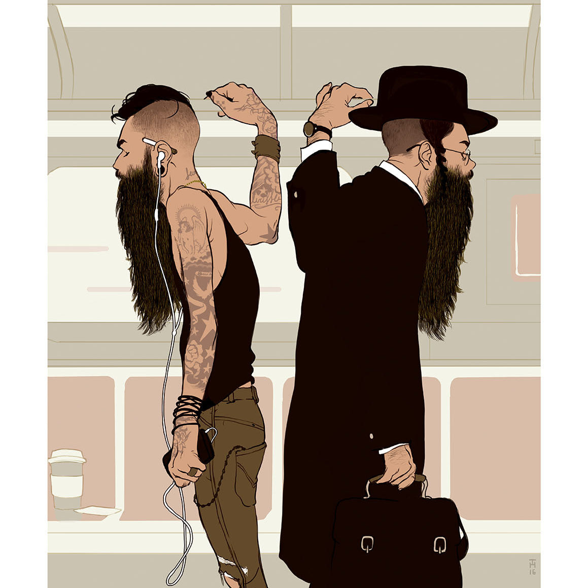 Tomer Hanuka "Take the L Train" AP