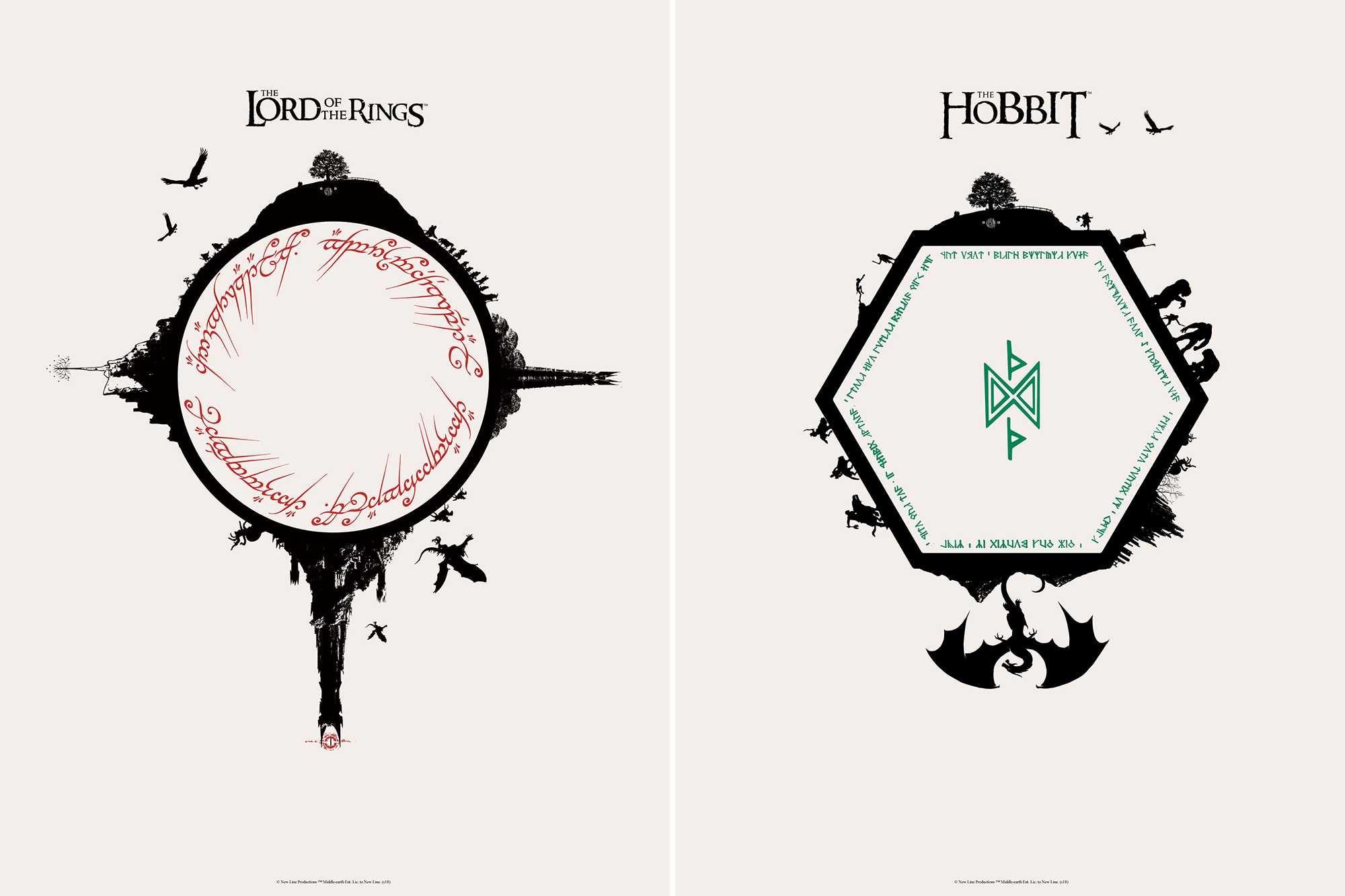 Matt Ferguson "The Lord of the Rings & The Hobbit" Timed Edition SET