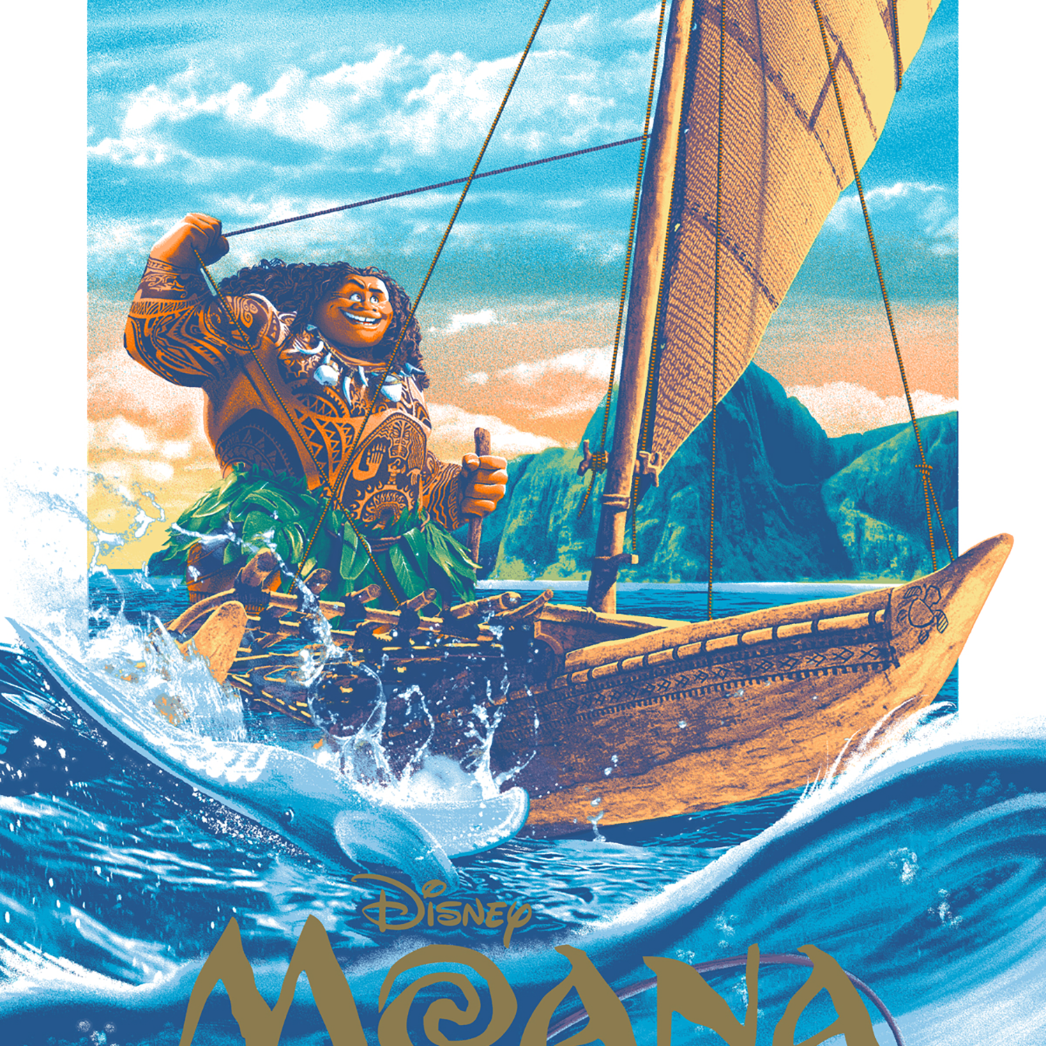 Mark Englert "The Ocean Chose Me" (Moana) Metallic Title