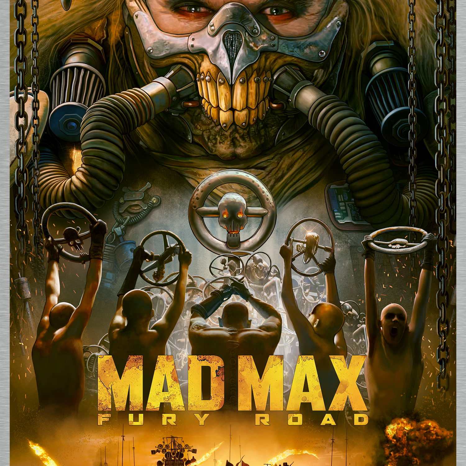 Pablo Olivera "Mad Max: Fury Road" Aluminum Print
