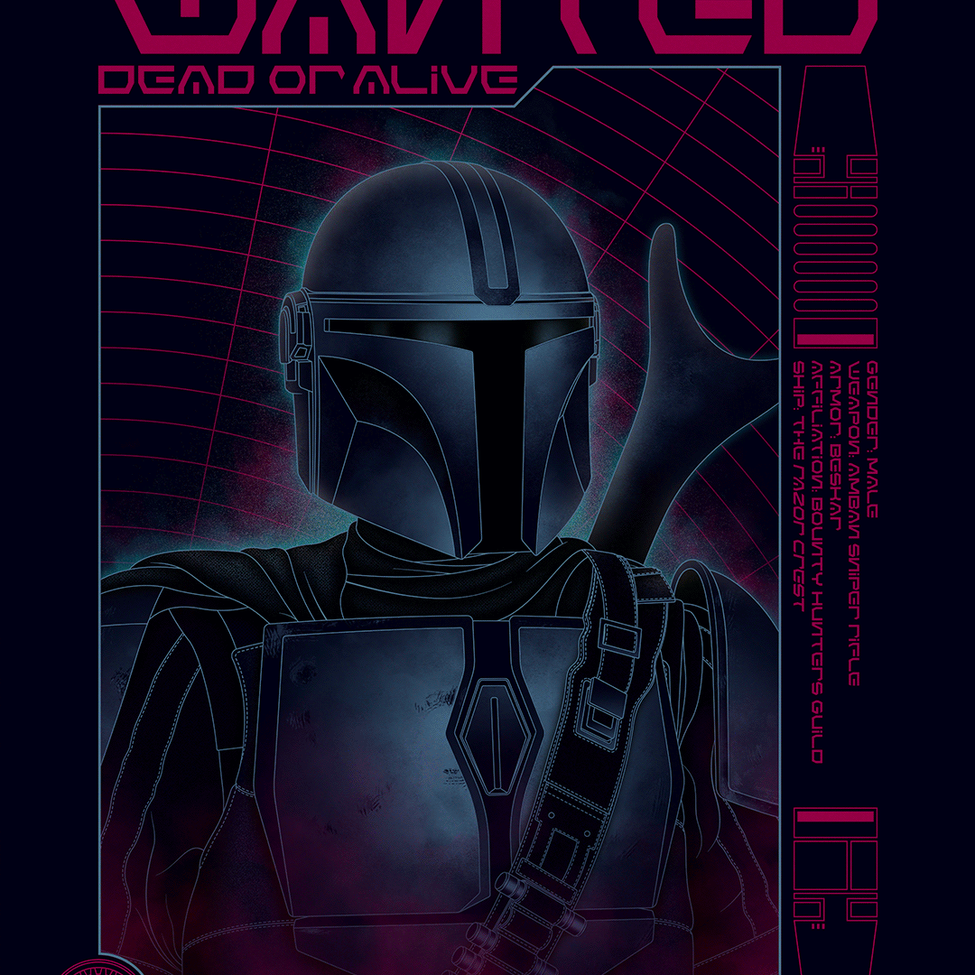 Bruce Yan "Mandalorian Bounty" Lenticular