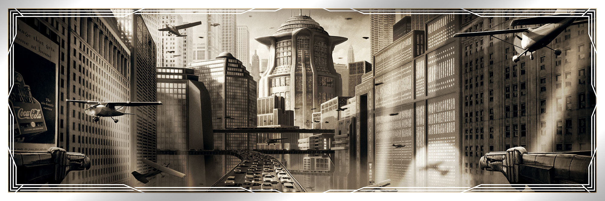 Pablo Olivera "Metropolis" Sepia FOIL Edition