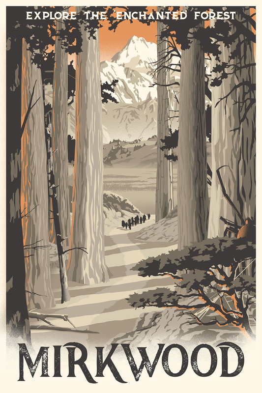 Steve Thomas "The Lord of the Rings Travel Posters" SET