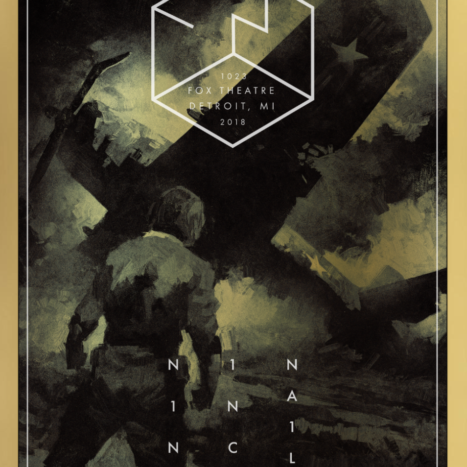 Karl Fitzgerald "Nine Inch Nails - Fox Theatre, Detroit" Variant