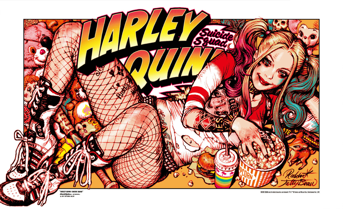 Rockin Jelly Bean "Harley Quinn"