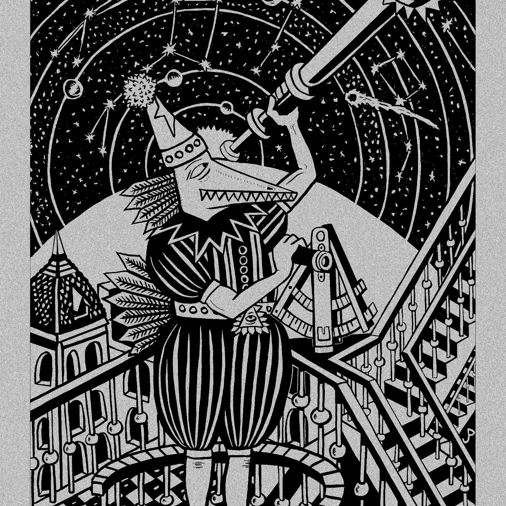 Jim Pollock "Neo" Line Art - Silver Variant