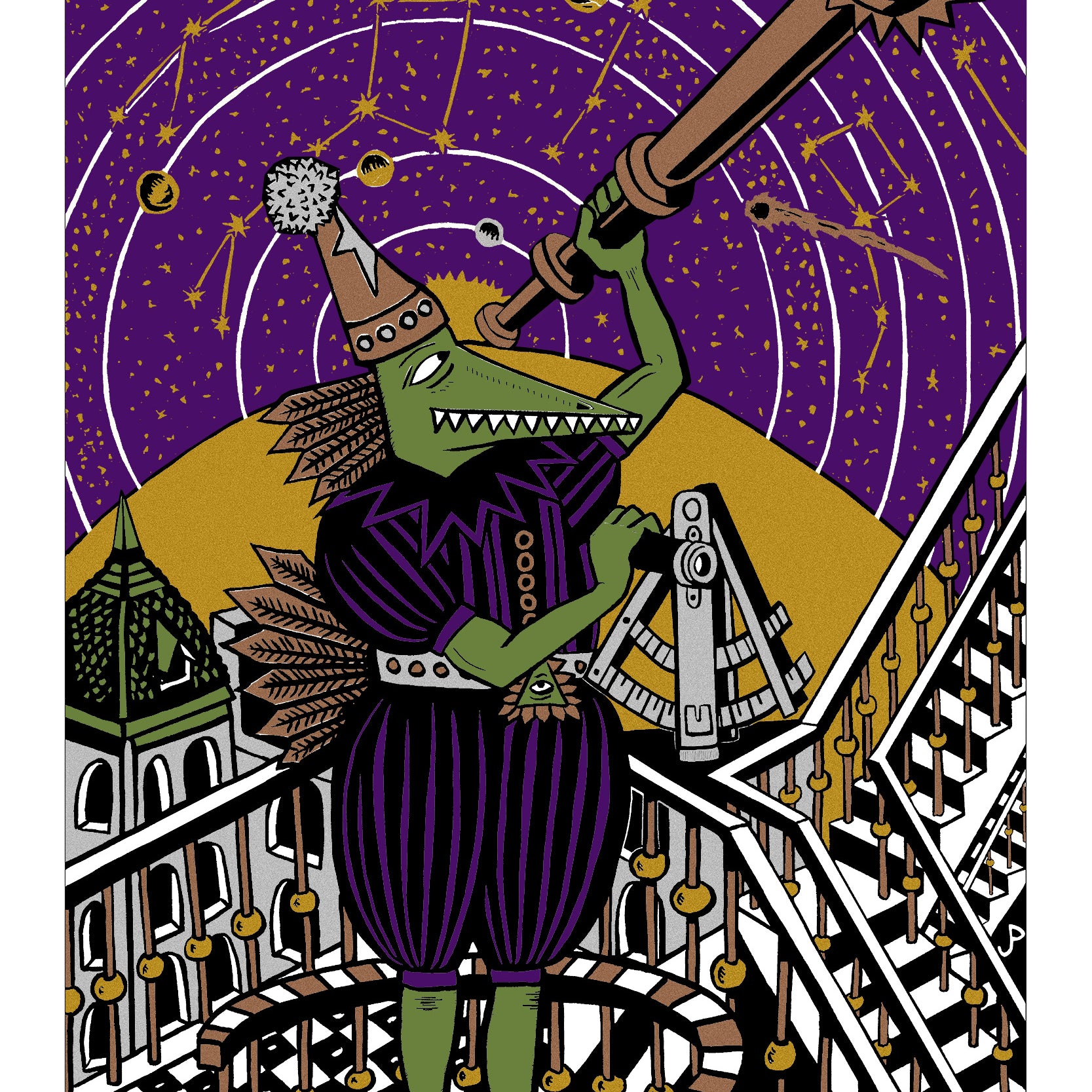 Jim Pollock "Neo" Metallic Edition - Purple Sky Variant