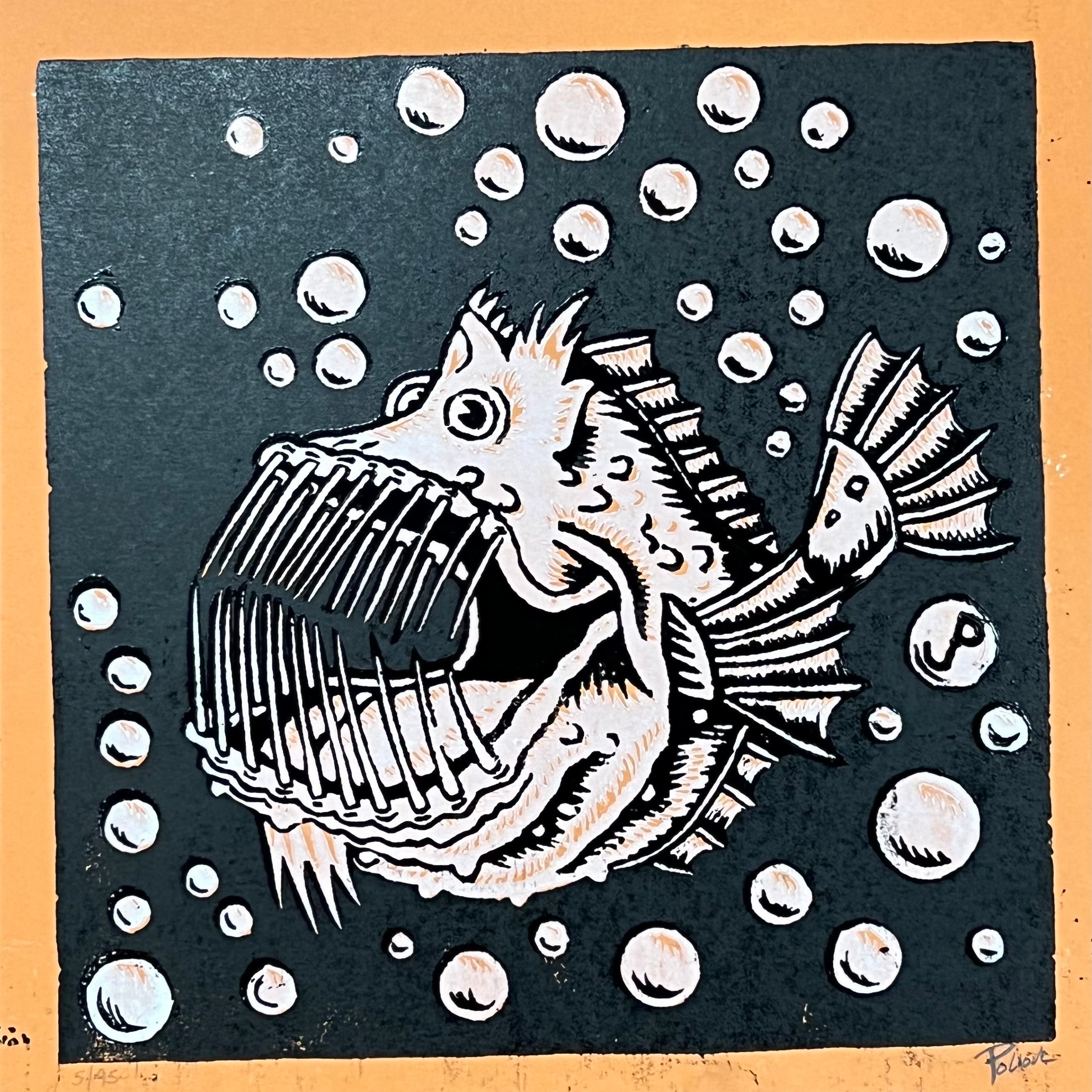 Jim Pollock "Fruit Fish" Orange Edition