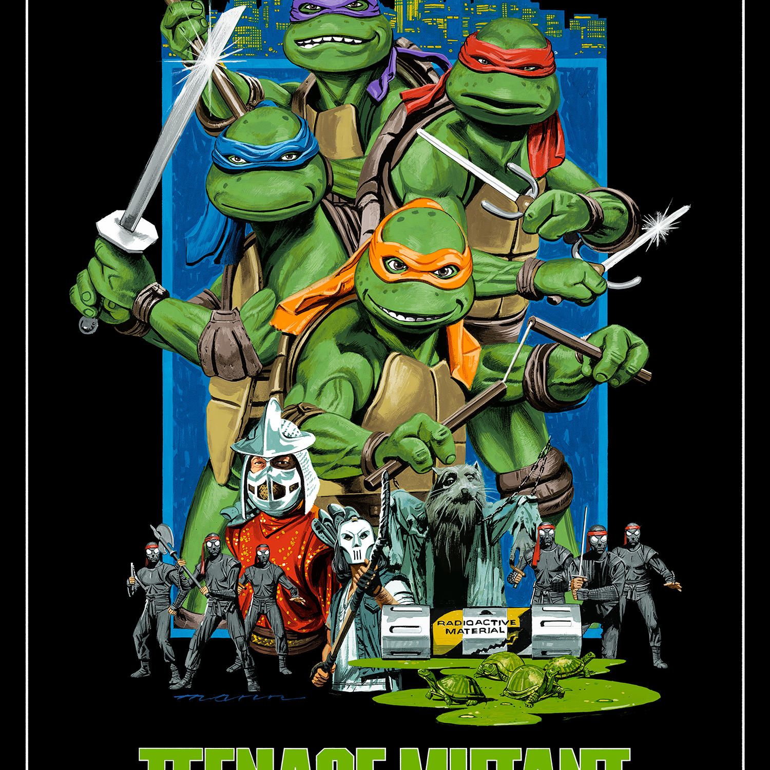 Paul Mann "Teenage Mutant Ninja Turtles" Classic Edition