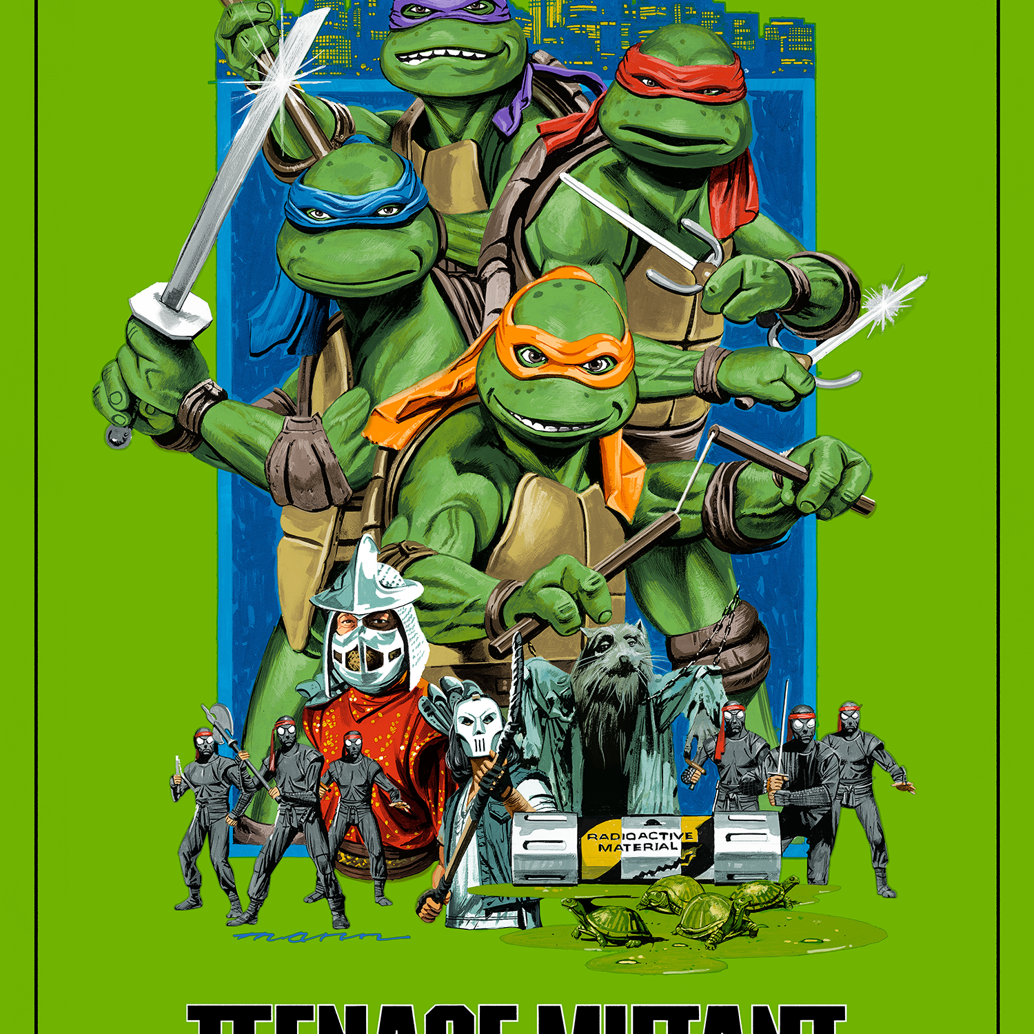 Paul Mann "Teenage Mutant Ninja Turtles" Classic Green Variant