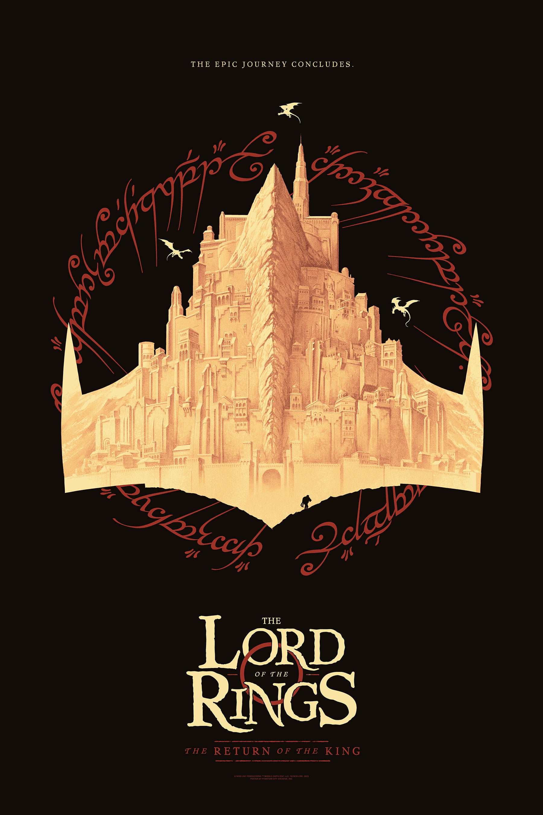 The 2024 Lord of the Rings Bottleneck Gallery Poster