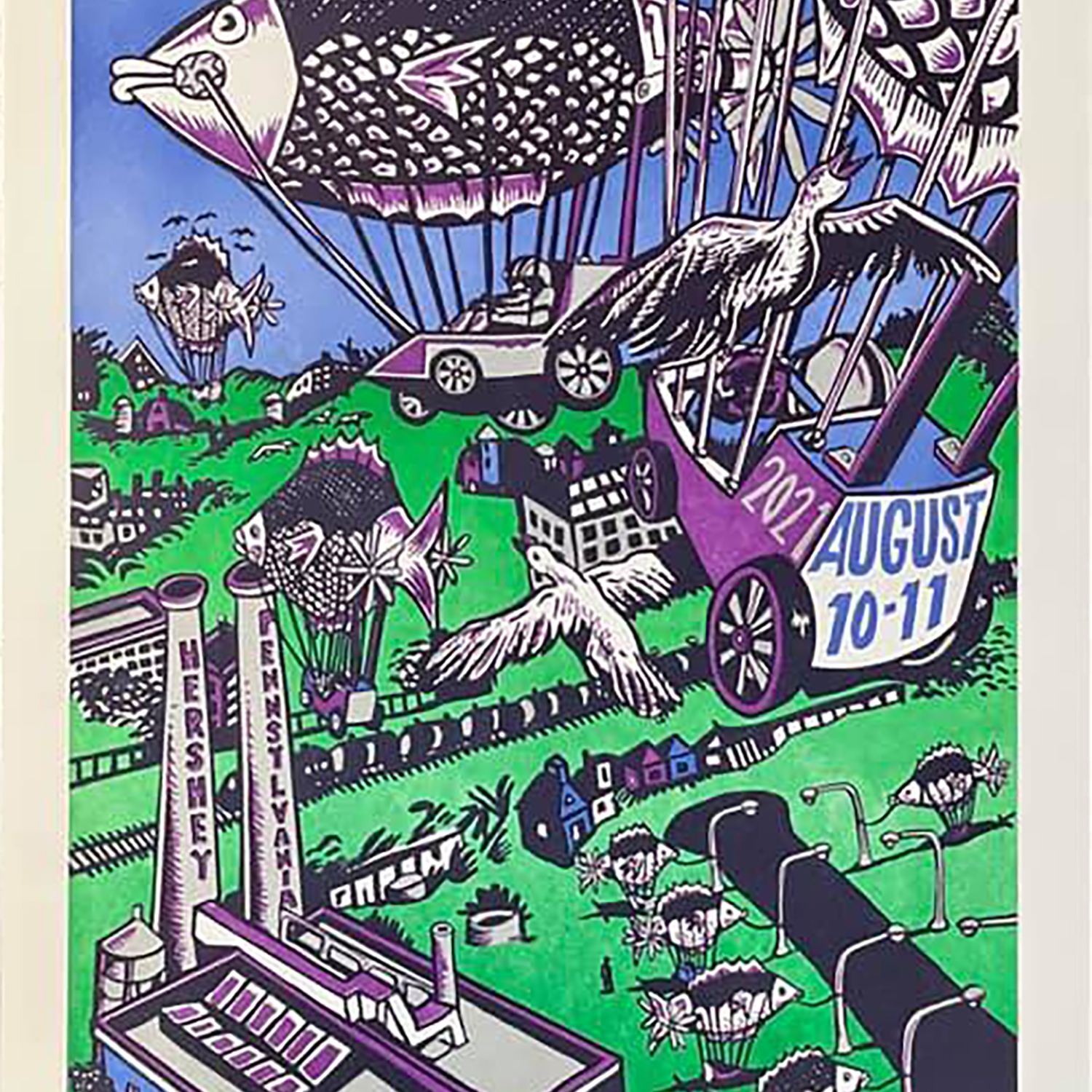 Jim Pollock "Phish - Hershey Park Stadium" Lottery Entry