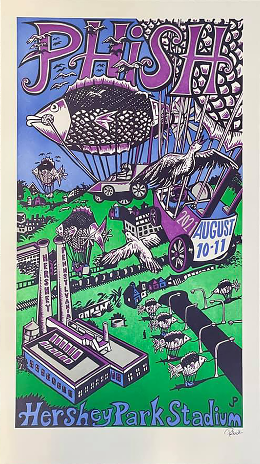 Jim Pollock "Phish - Hershey Park Stadium" Lottery Entry