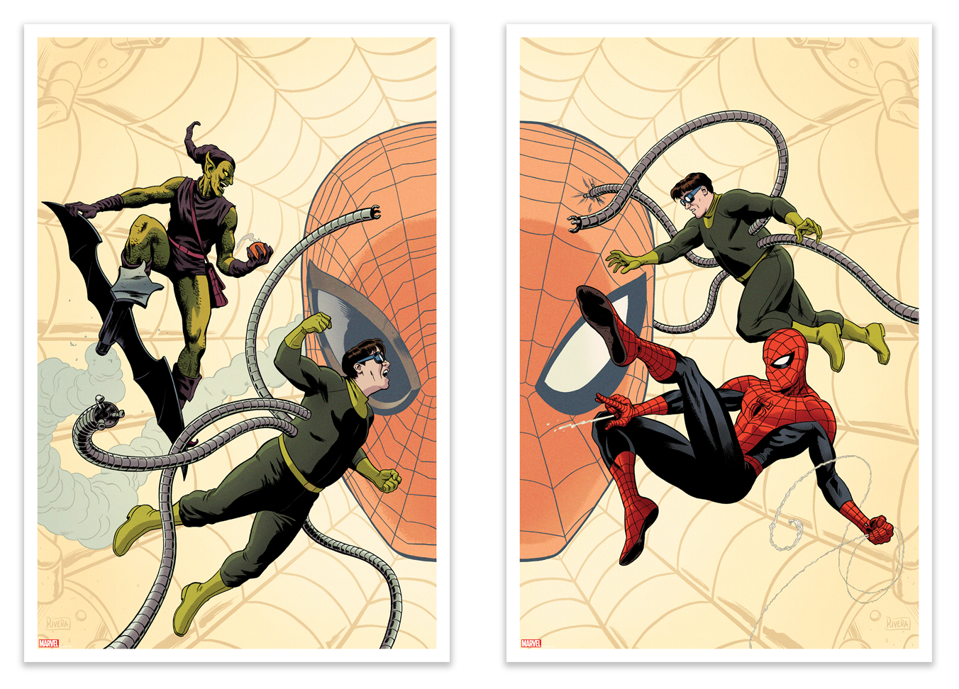 Paolo Rivera "Superior Spider-Man Team-Up #11 & 12" SET