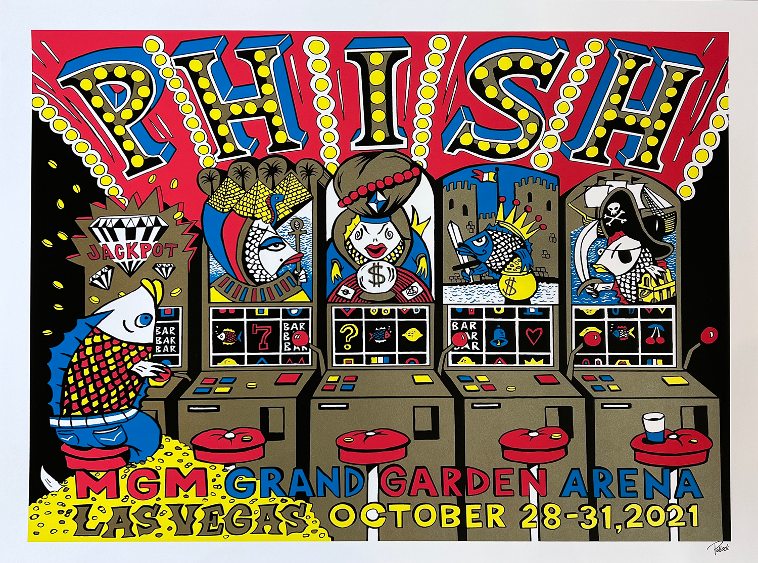 Jim Pollock "Phish - Las Vegas" [LOTTERY ENTRY]