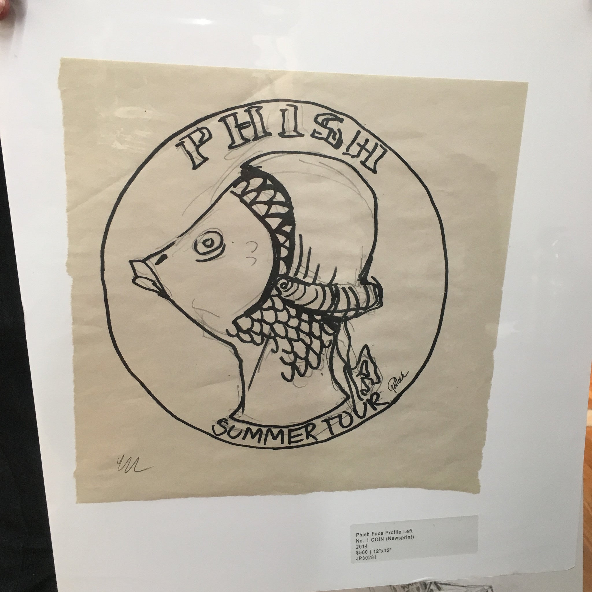 Phish Coin back George Washington OG Marker Sketch
