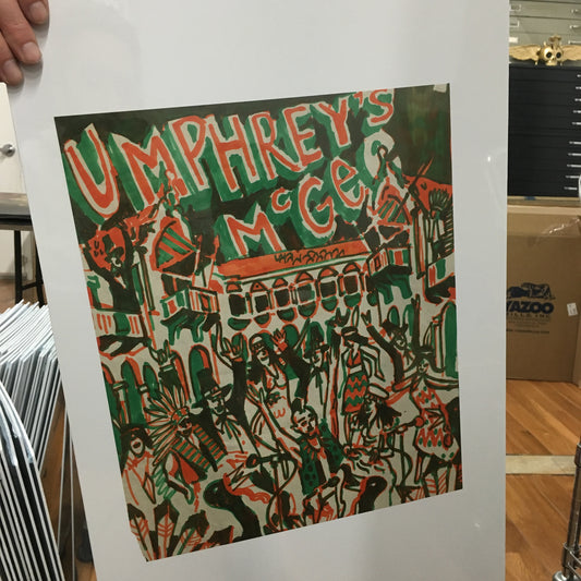 Umphrey's Mcgee Aragon Ballroom Marker Sketch OG