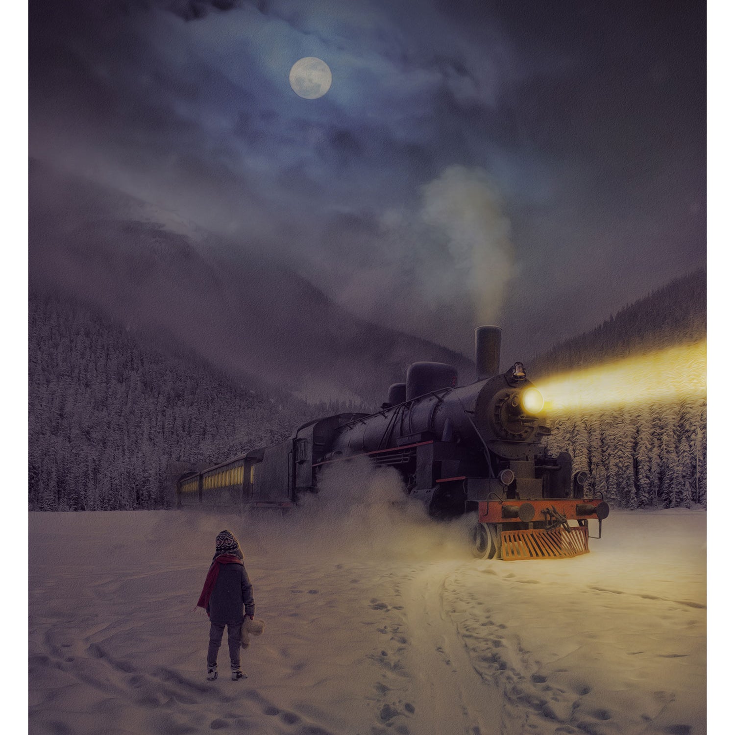 Stuart Holroyd "The Polar Express" Charity Print