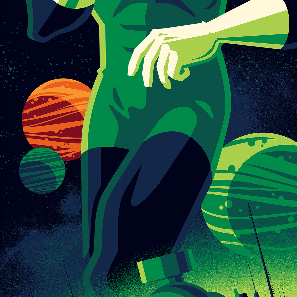 Tom Whalen "Green Lantern: Silver Age"