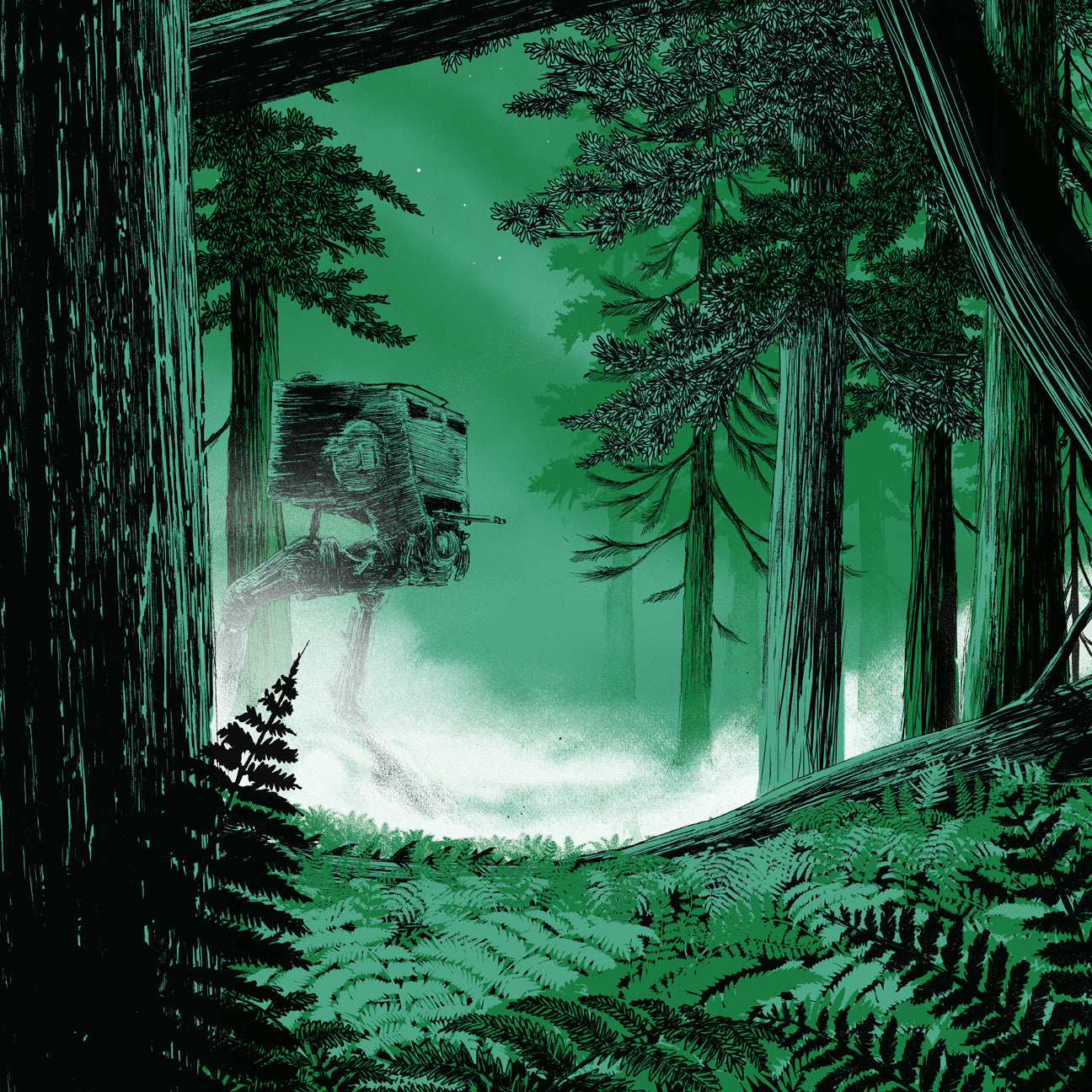 Matt Saunders "The Upper Hand (Return of the Jedi)"