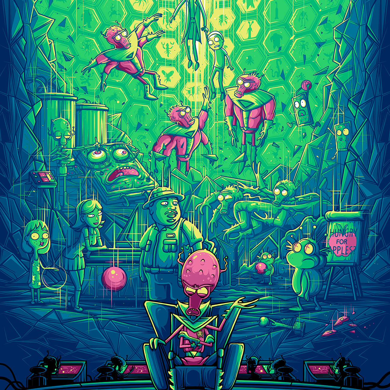 Dan Mumford "Two Parts Plutonic Quarks"