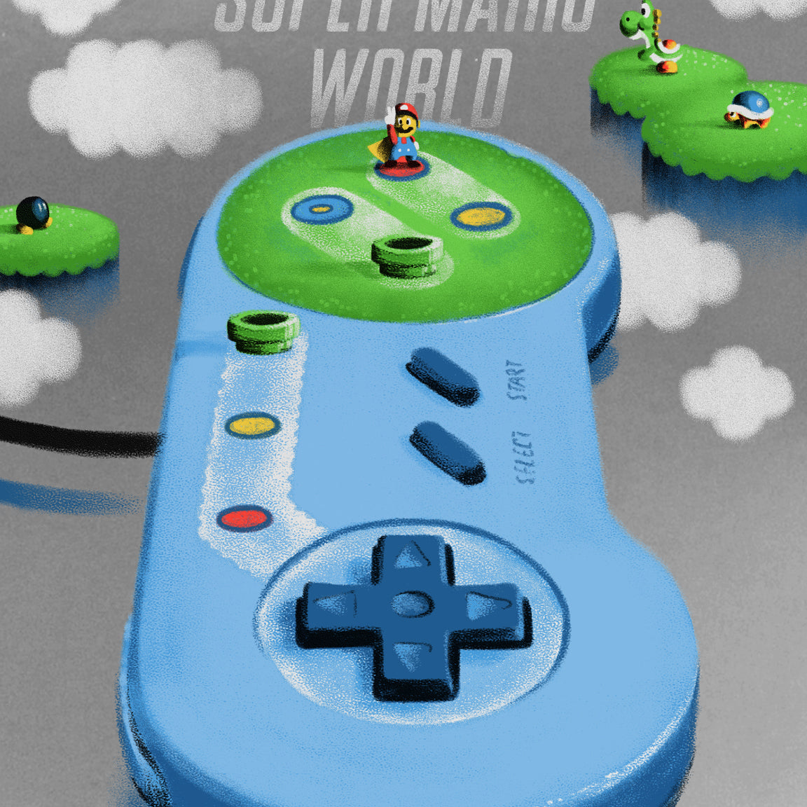 Lyndon Willoughby "Super Mario World" Foil Variant