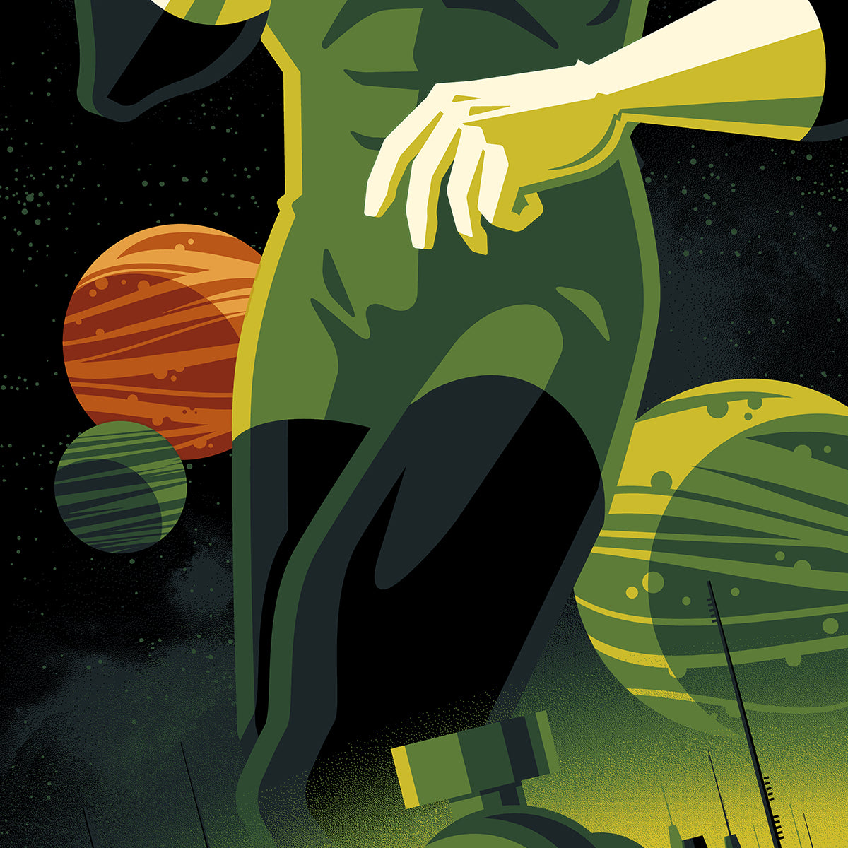 Tom Whalen "Green Lantern: Silver Age" Variant