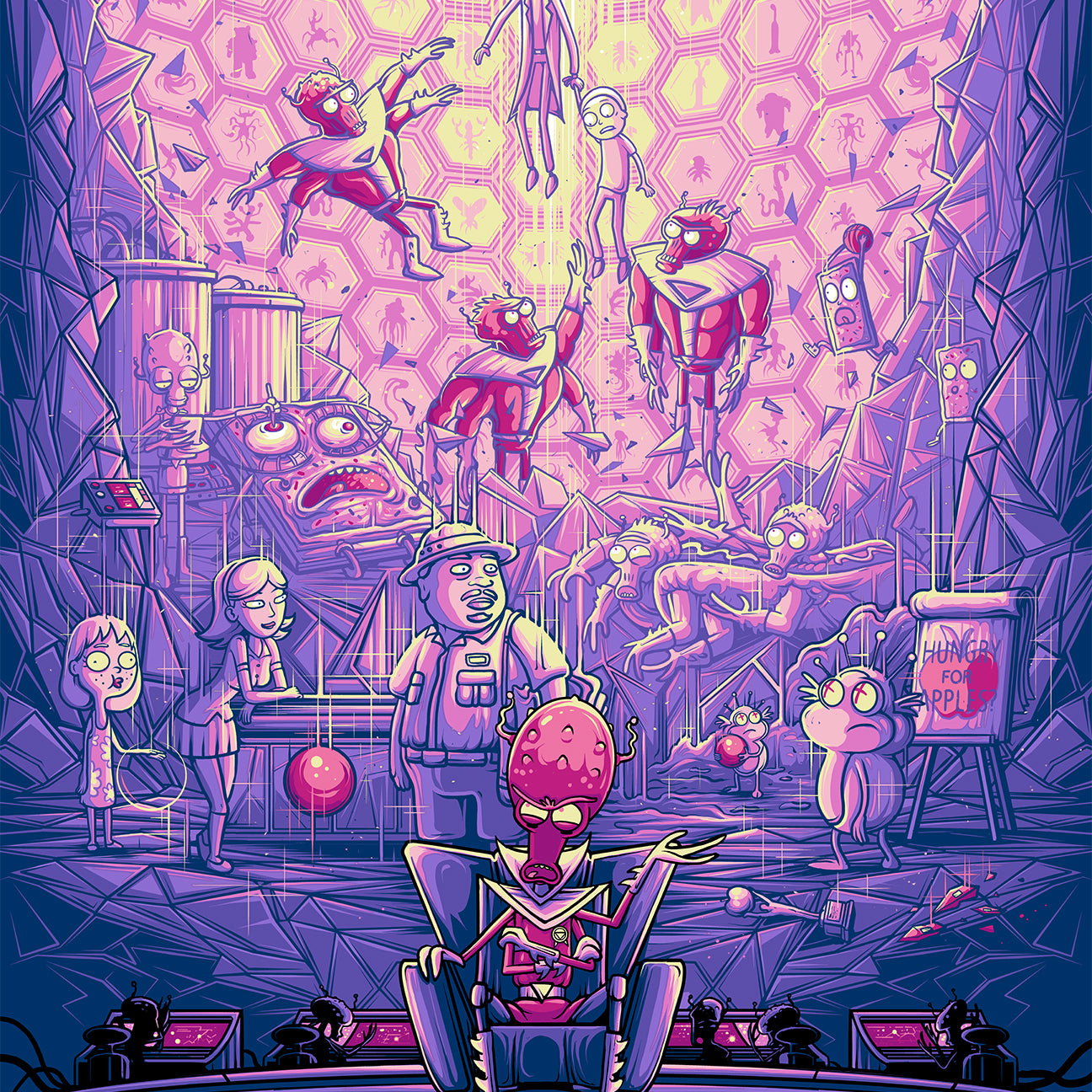 Dan Mumford "Two Parts Plutonic Quarks" Purple Variant