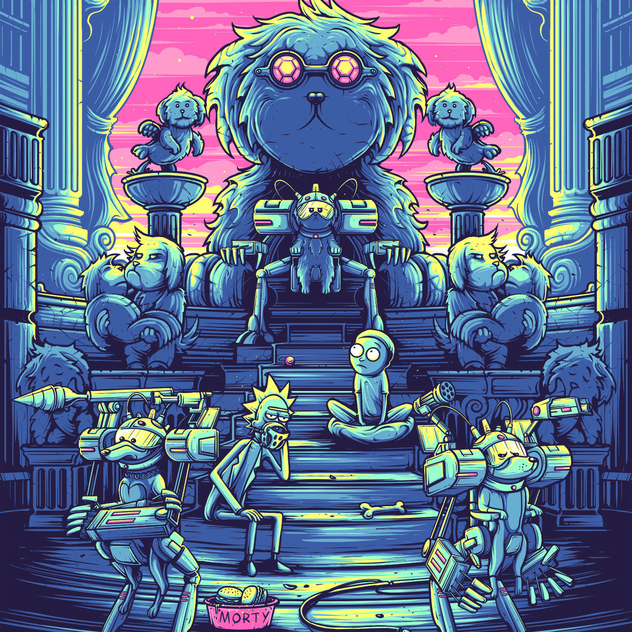 Dan Mumford "You shall now call me Snowball, because my fur is pretty and white"