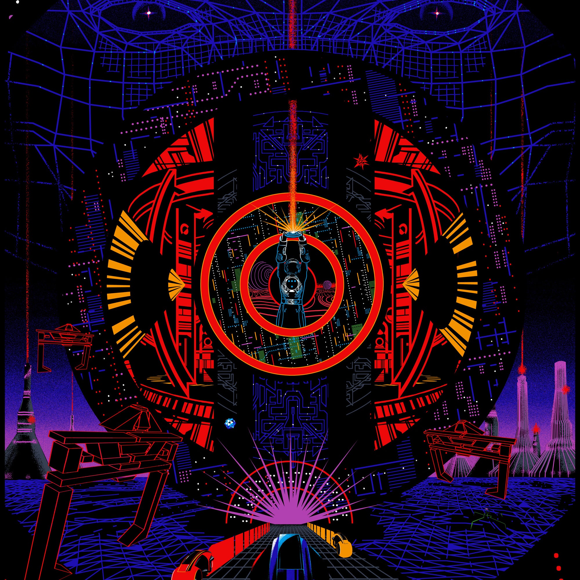 Raid71 "Tron" Acrylic Panel Print