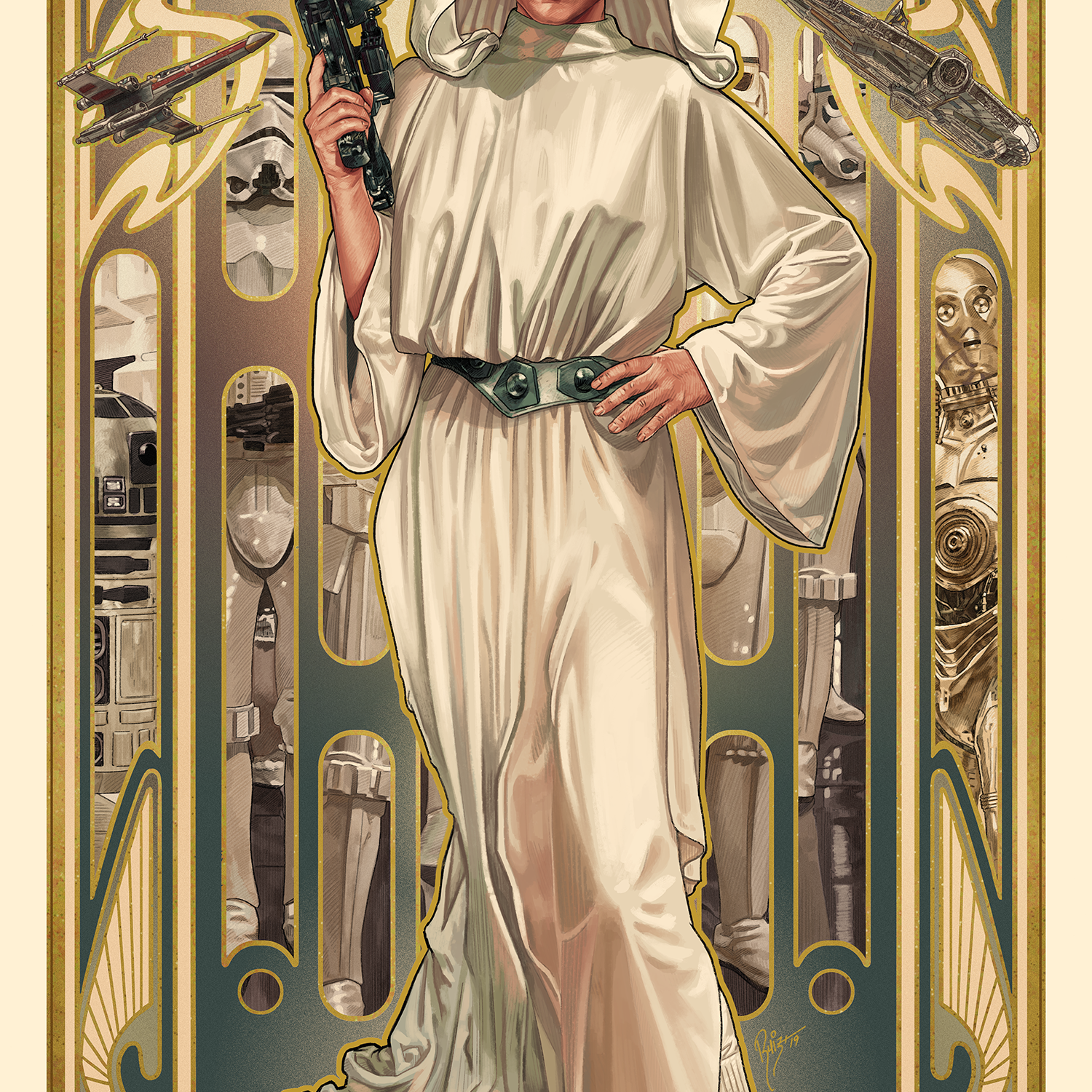 Juan Carlos Ruiz Burgos "Princess Leia Organa w/ Hood"